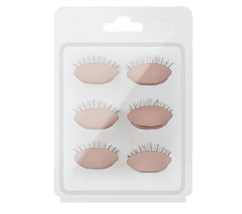 3 pairs replaceable eyelids Eyelash Replacement Eyelids used for eyelash training and practice eyelash extension