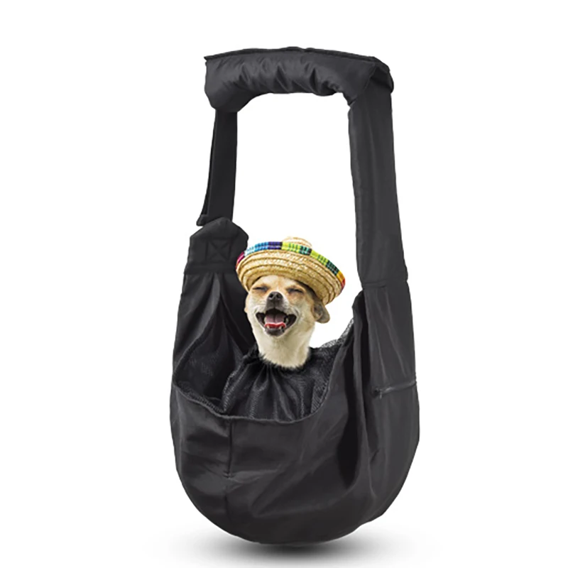 Comfy Hand Free Breathable Soft Knit with Front Pocket Adjustable Outdoor Travel Dog Cat Carrier Sling For Puppy Small Dogs Cats