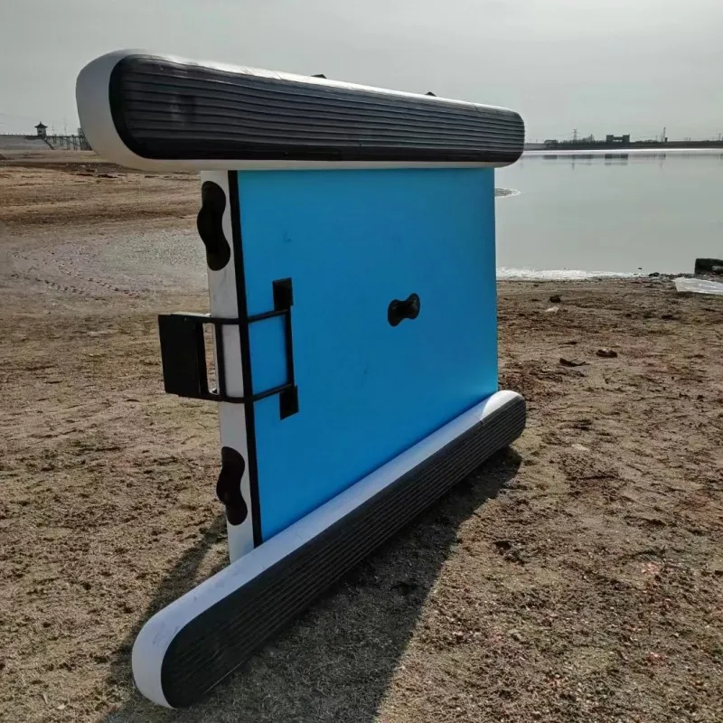 Summer leisure water inflatable floating island dock PVC swim raft water island platform