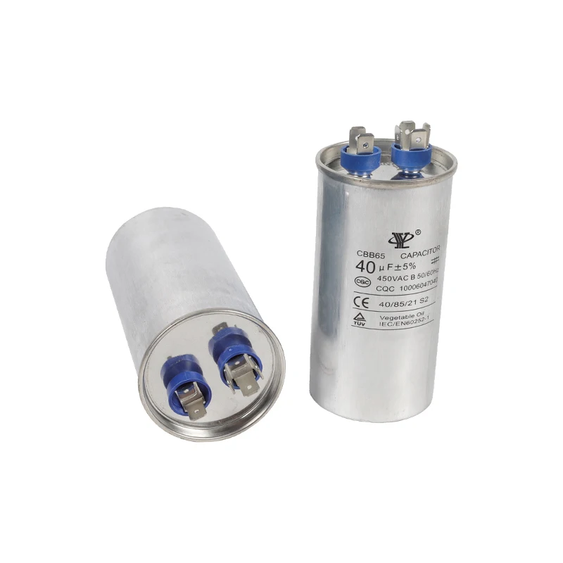Explosion-proof Start-up Capacitor CBB65 450V 40UF High-voltage Air-conditioning Capacitor mMoisture-proof Heat Dissipation