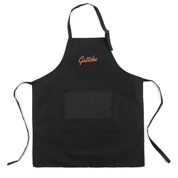 NEW Pure Color Cooking Kitchen Apron For Woman Men Chef Waiter Cafe Shop Hairdresser couples apron Custom Gift Plain Apron