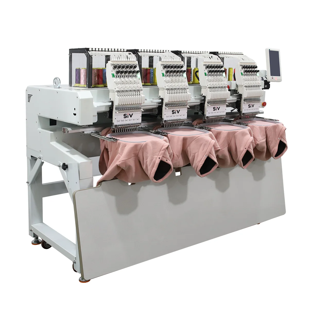 SIV factory supply automatic computer embroidery machine cap embroidery machine 4 head embroidery machine