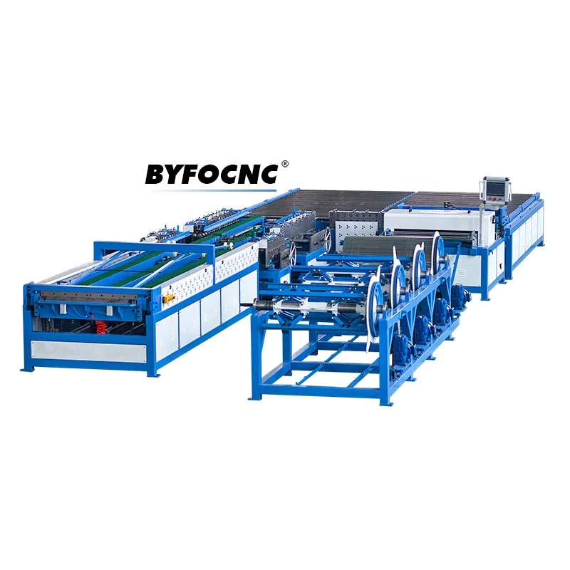 Production autoline 5 machine making hvac air duct equipment auto duct line 5
