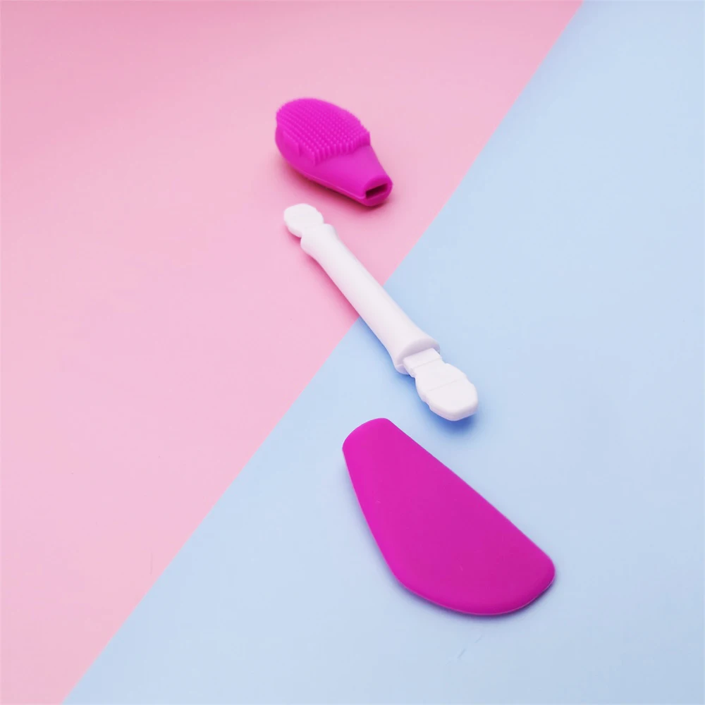 Silicone Face Mask Brush Facial Mud Mask Applicator Beauty Tools Cream Applicator Lotion Spatula
