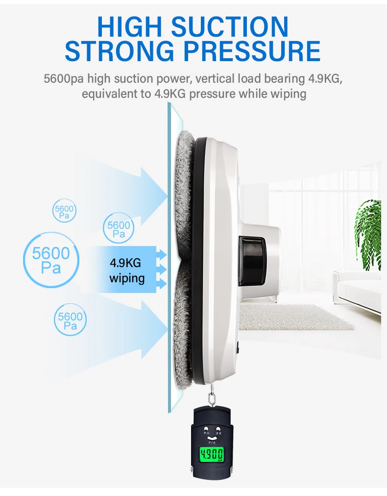 Hot Automatic Robot Vacuum Cleaner Household Robot vacuum Glass Cleaner Fully Automatic Electric Window Cleaning Robot