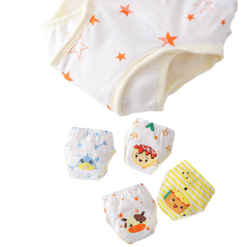 Babyshow Animal Reusable Waterproof Toddlers Baby Training pants Baby Toilet Training Underwear Panties Washable potty pants
