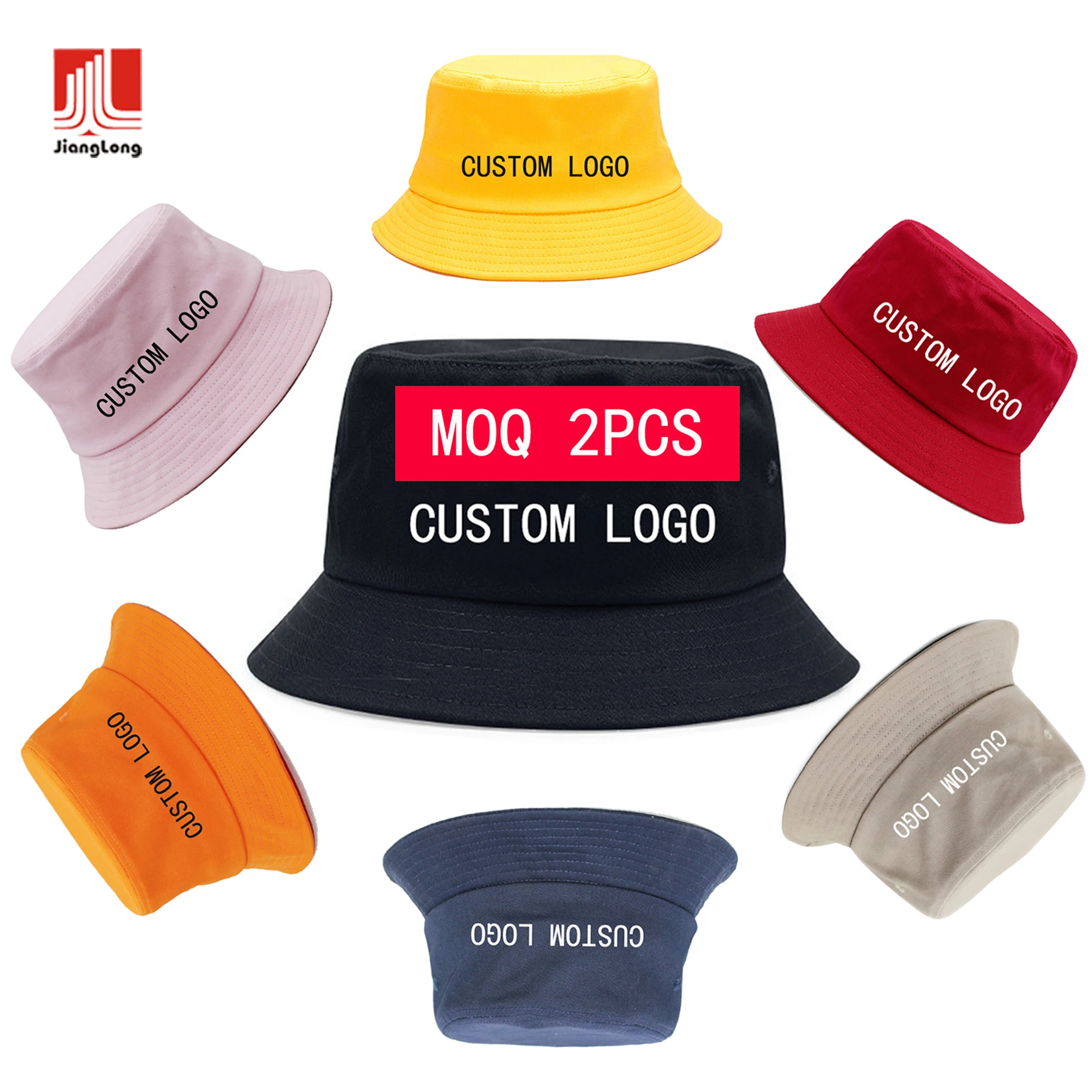 Низкий минимальный заказ индивидуальная однотонная дизайнерская модная летняя хлопковая Панама в стиле унисекс рыбака