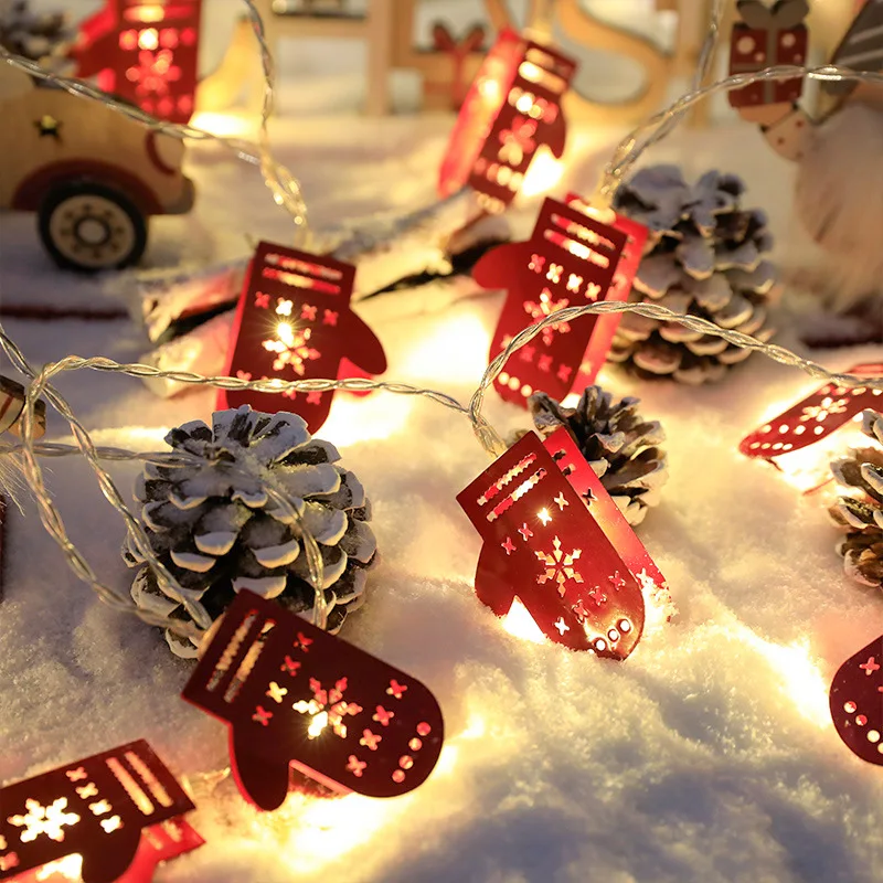 LED Battery operated Christmas tree string lights for Xmas holiday festival room outdoor decoration