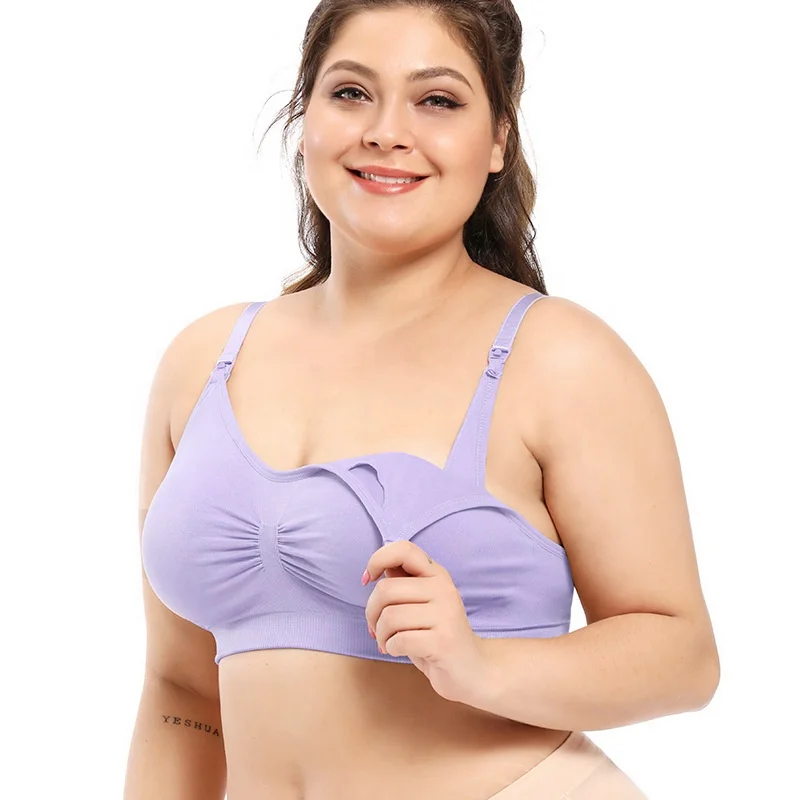 
Personalized Newest Support Super Push Up Bra Surgry Nursing Plus Size Sports Bra Custom Corset Seamless Stretch Nursing Bra 
