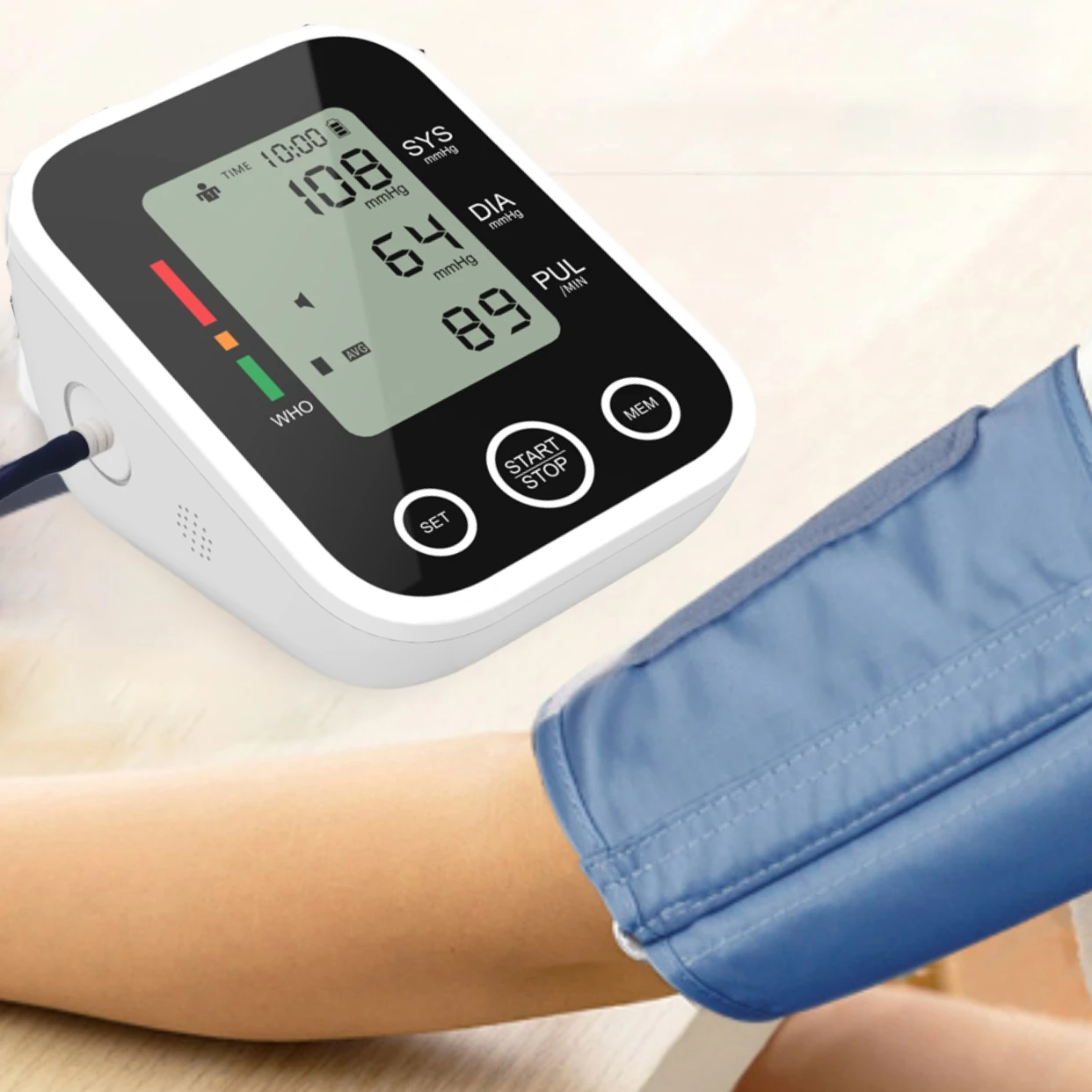Portable digital bp monitor arm Style digital bp monitor arm Style blood pressure apparatus