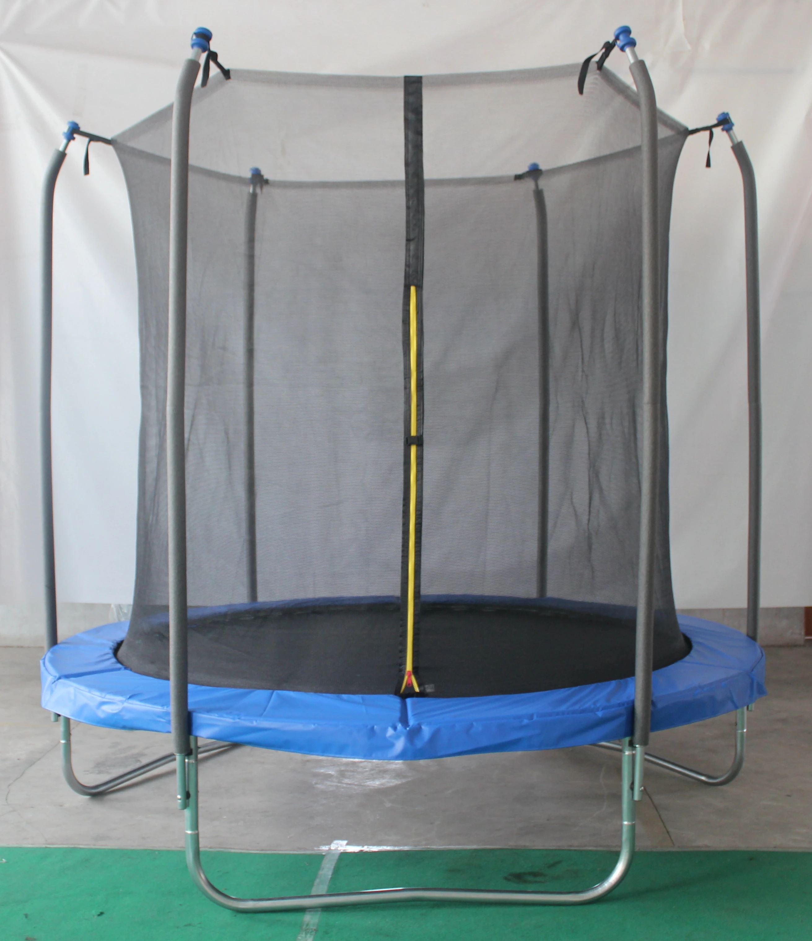 Sundow outdoor adjustable legs trampoline kids,bungee elastic GS kids trampoline indoor