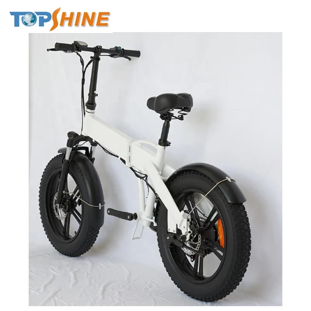 Real Time GPS Tracking 20 inch Folding Fat Tire Electric Bicycle with Colourful ebike Computer
