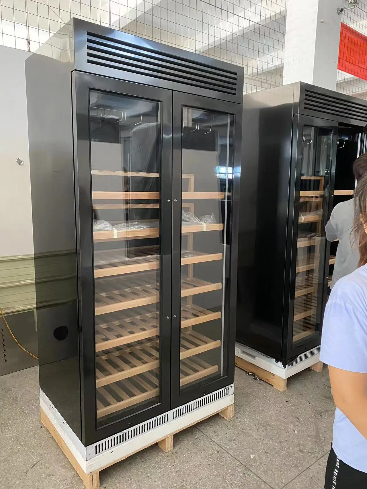 Лучшее качество 320 бутылки винный погреб кулер из нержавеющей стали горячая распродажа