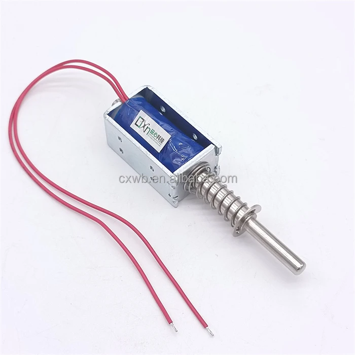 Hot Sale 23mm stroke electromagnet for automation equipment push pull solenoid DC 12V solenoid