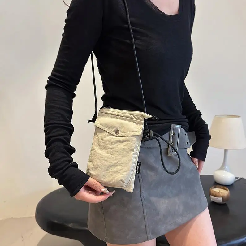 Dichos Reusable Shopping Bag For Women Jute Small Business Crossbody Mobile Phone Bags High Quality Shirt Shanghai Shopping Bag