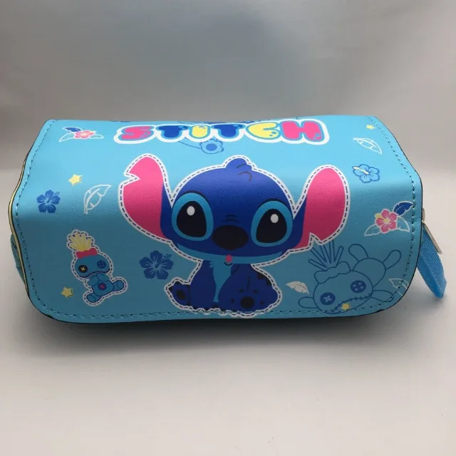 Фон для детских фото в стиле детский Stitch пенал с двойной молнией Студенческая обувь мужчин и женщин большой емкости