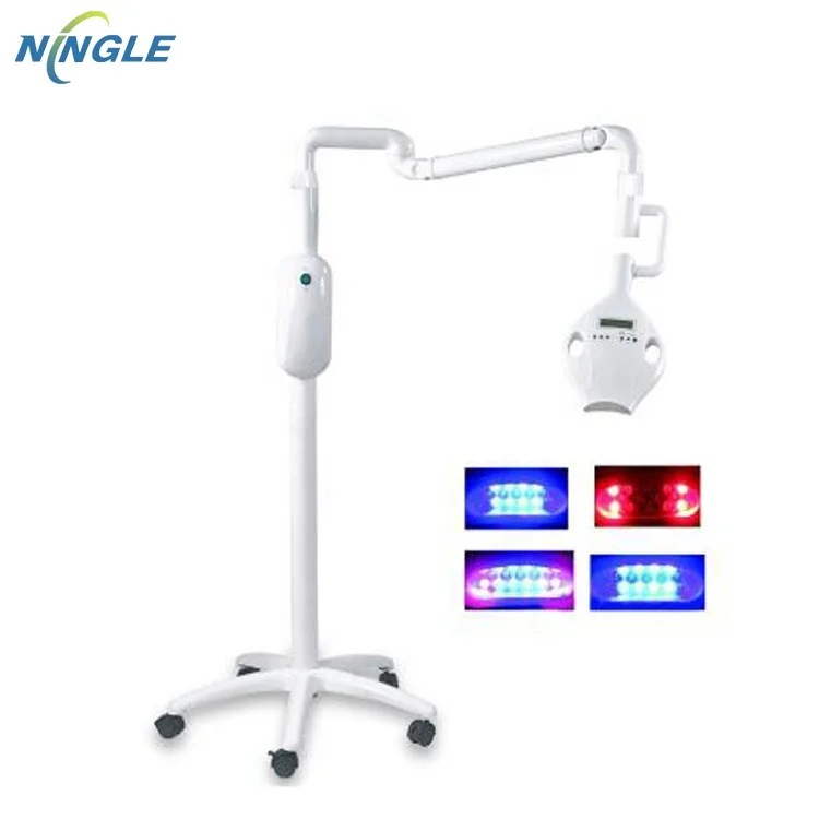 New Dental Teeth Whitening Accelerator Mobile LED Dental Teeth Whitening Bleaching Light Lamp Machine