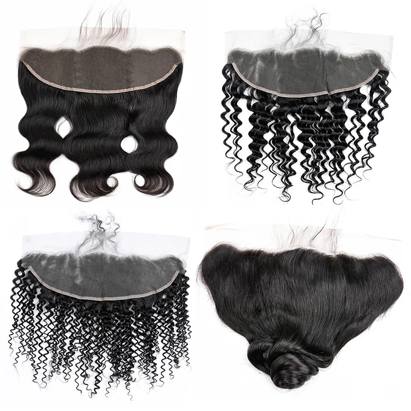 
10-18inch Virgin Hair Loose Wave 13*4 Closure Swiss Lace Closure For Women 100 % Remy Human Hair Weave 