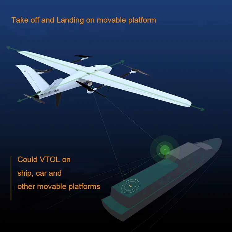 Medical UAV payload 10kg VTOL G25V Fixed wing