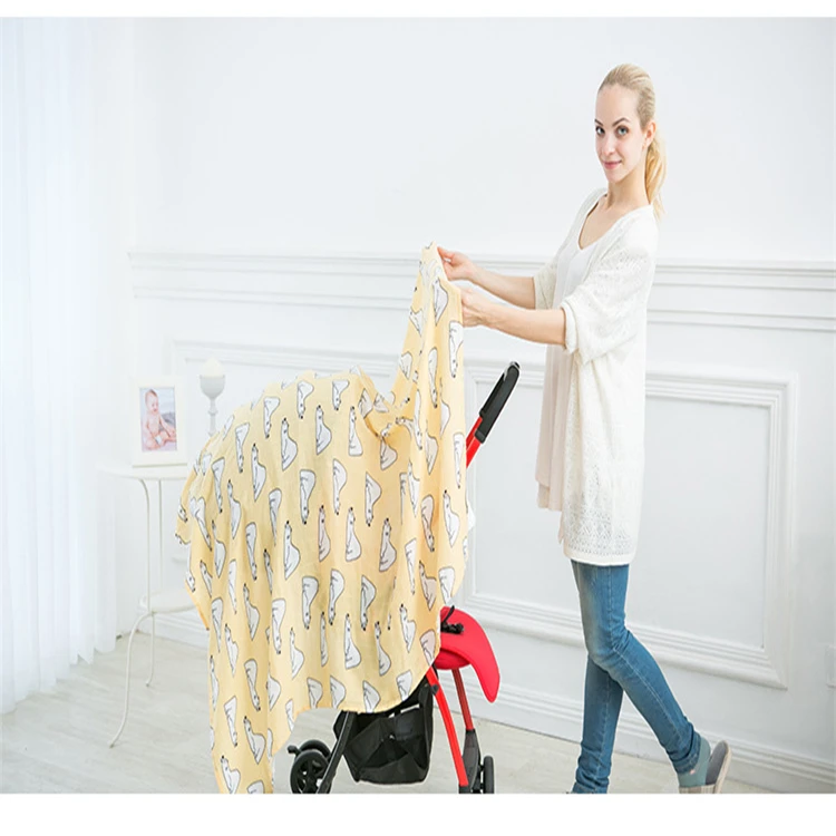 China Manufacturers Organic Bamboo Cotton Muslin Bed Sheets Swaddle Baby Blanket