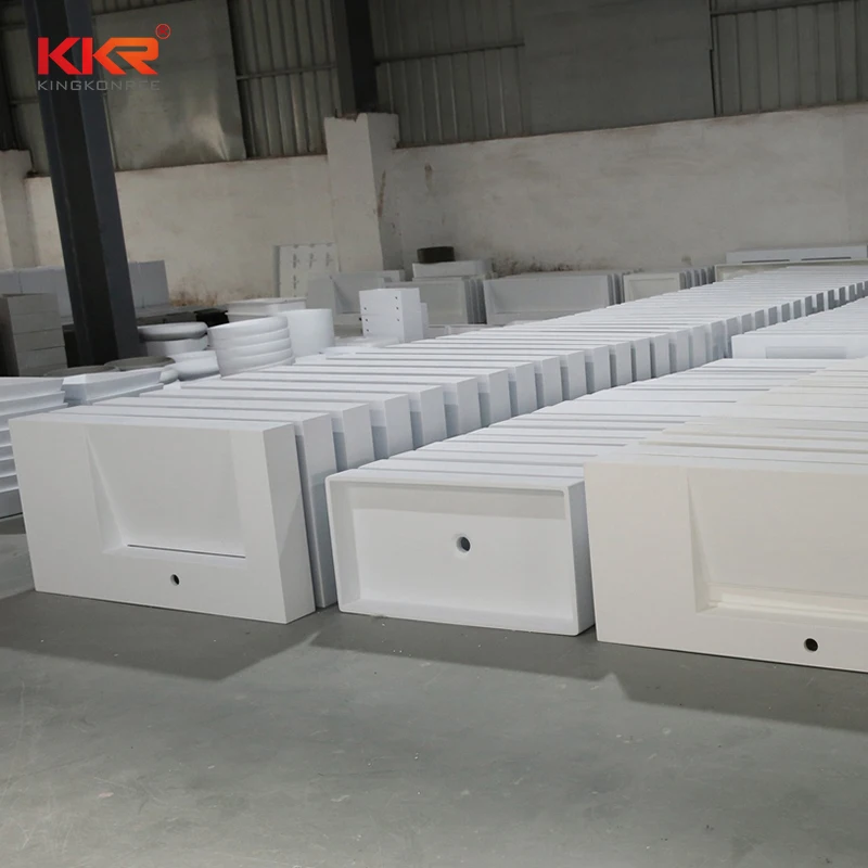 Wholesale solid surface  factory stone vanity sink