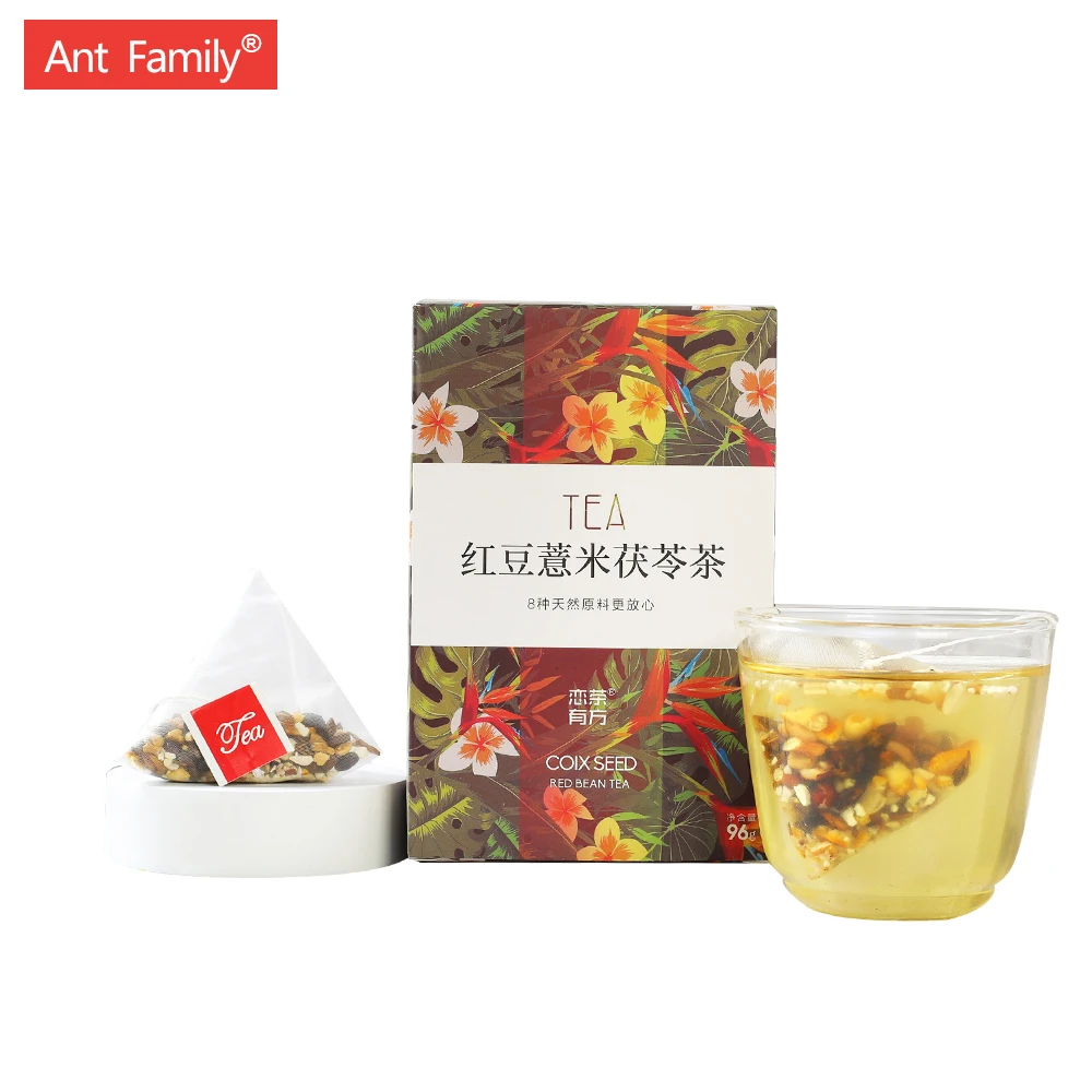 OEM настраиваемый чай из красной фасоли Coix Tuckahoe для оральной язвы, потери веса, здоровья