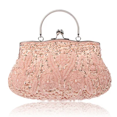
new arrival hand made pearl party evening purse bag women famous brands evening bag hand bags 