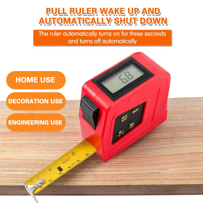 5 meter tape measure Led digital tape measure Electronic laser tape measure