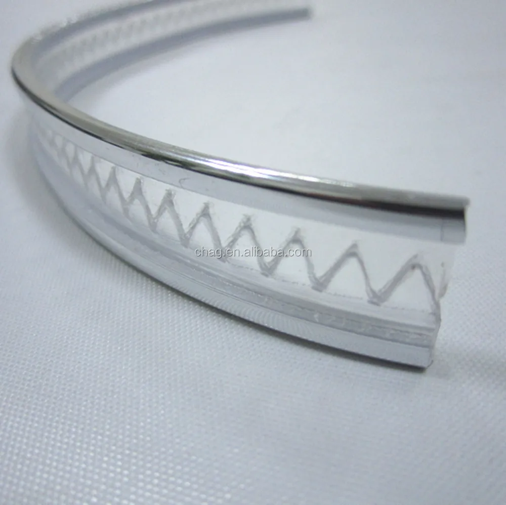 Pvc Shoe Welt with Sawtooth Golden Shoe Decorations Edge Banding piping cord design