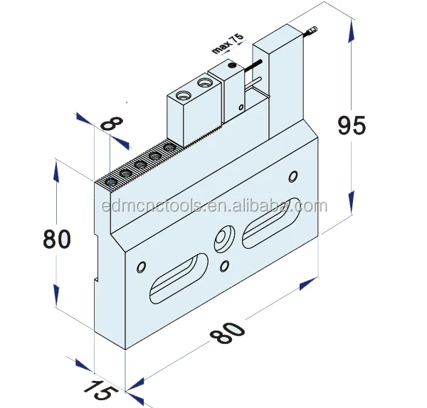 Проволочный режущий edm Контроллер приспособление ручной ультра-тонкий ходячий провод зажим тиски