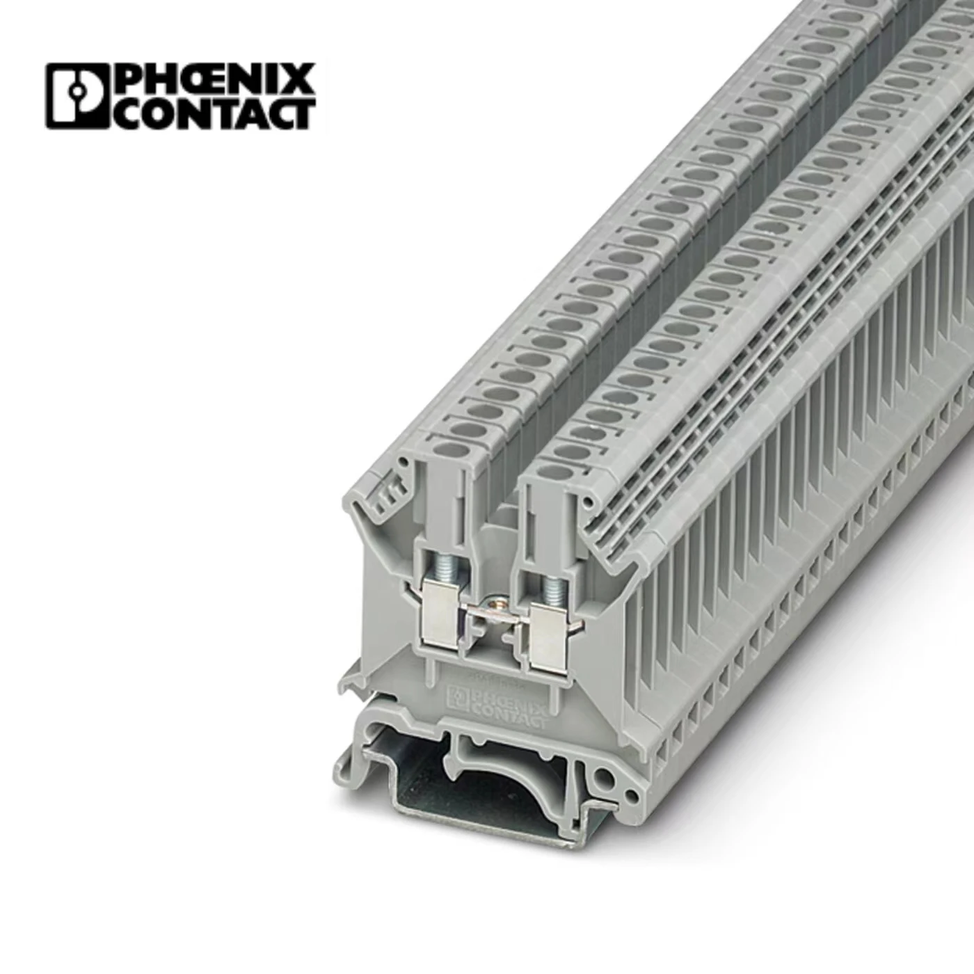 3001501 Phoenix UK 3N Screws Terminal Block Wire Connector / High Quality Din Rail Terminal Blocks