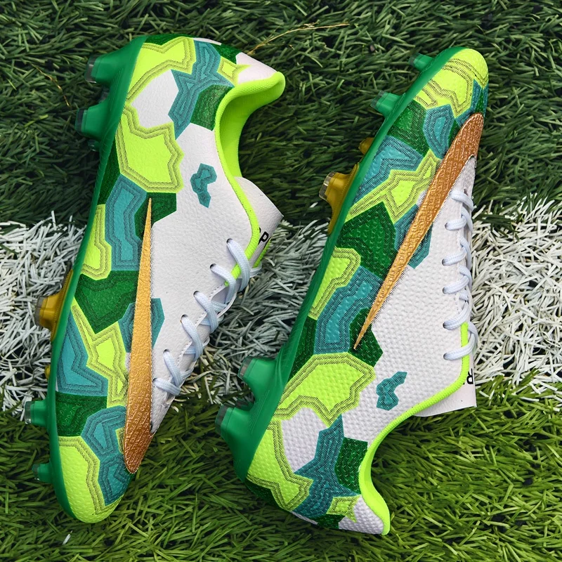 Sports High Ankle Football Boots Shoe Outdoor/Indoor Soccer Shoes Niking Football Cleats Soccer Shoes Boys Chaussure De Football