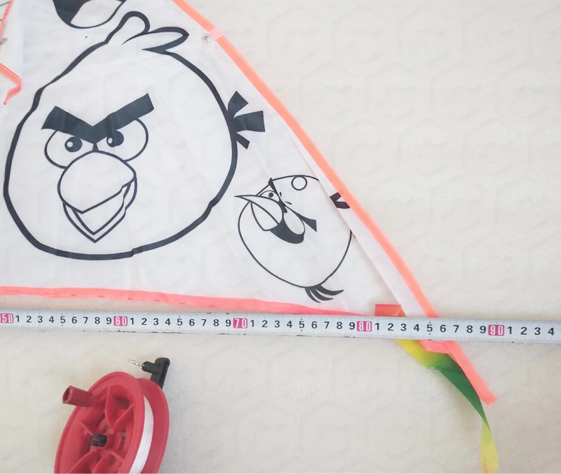 Netherlands market 1 color black printing happy bird flying kite