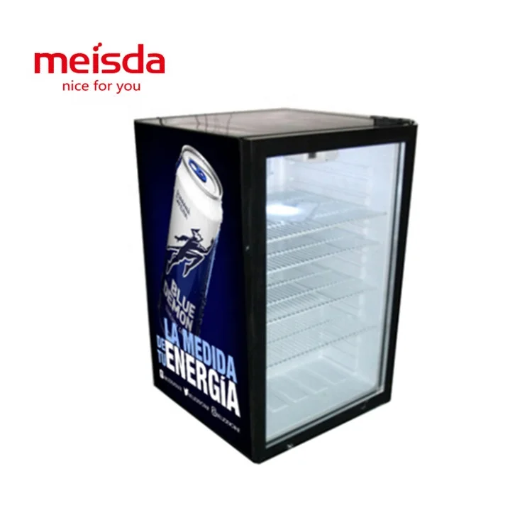 Meisda high quality SC130 glass showing dessert display refrigerator
