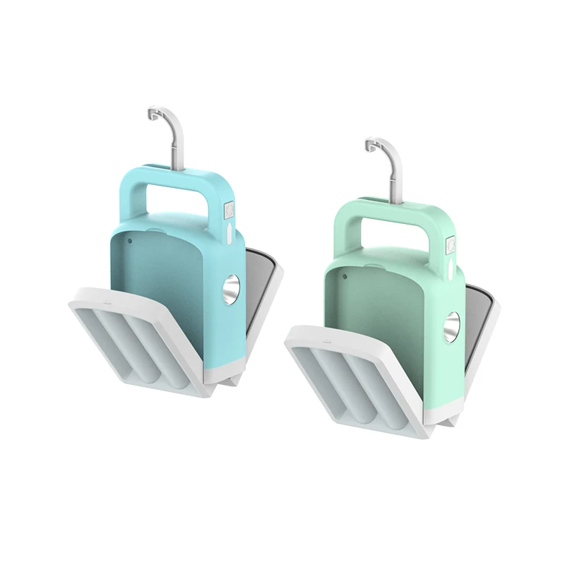 Portable AC Charging Outdoor Camping LED Lanterns Lights with RETRACTABLE HANDLE Rechargeable Camping Lamps