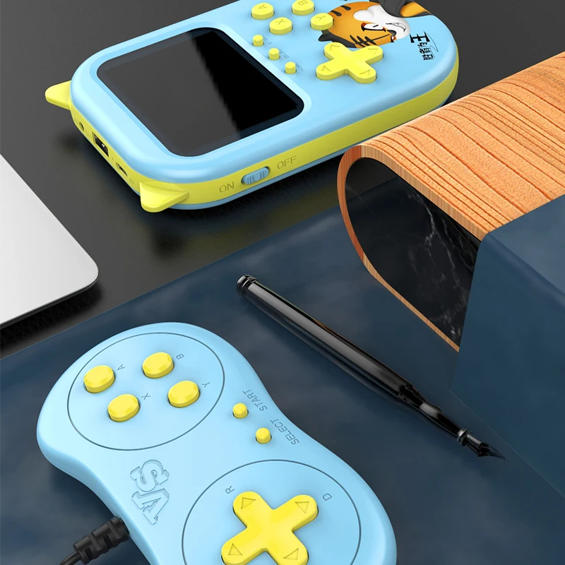 500 in 1 portatil double handheld player 3.5 inch sup mini retro console TV game box classic consola de video juegos gamebox