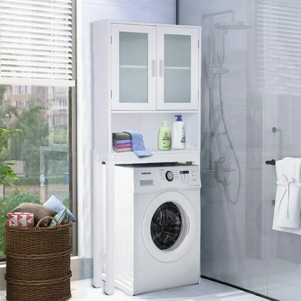 Home Furniture Over Wooden Toilet Storage Organizer Bathroom Space Saver Bathroom Furniture