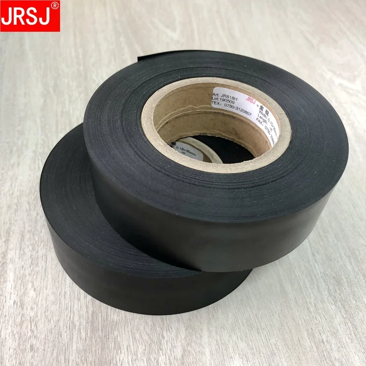  Высокое качество хорошее сцепление 0 15 мм толщиной горячего расплава черный; Из водонепроницаемого материала; ТПУ нагреваемый уплотненный ленты лента из стекловолокна