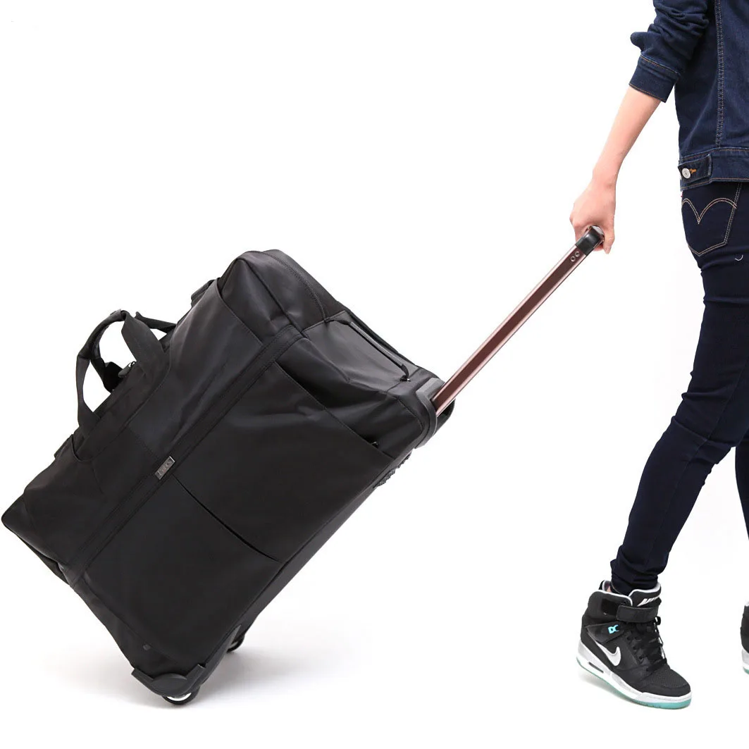 New style professional American travel trolley waterproof luggage bag man foldable trolley bag  large capacity travel bag woman