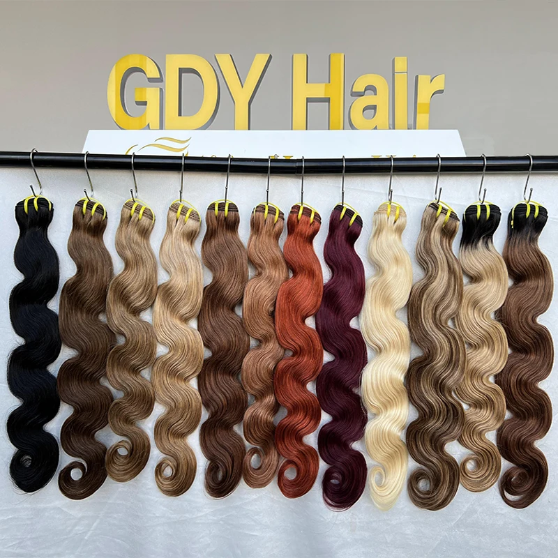 Best Hair Vendors Dropshipping Weft Extensiones 100% Natural Brazilian Human Hair Raw Body Wave Hair