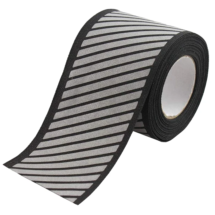 OEM Self Adhesive Heat Transfer Silver Reflective Tape for Clothing Segmented Reflective Stripe for Safety Garment