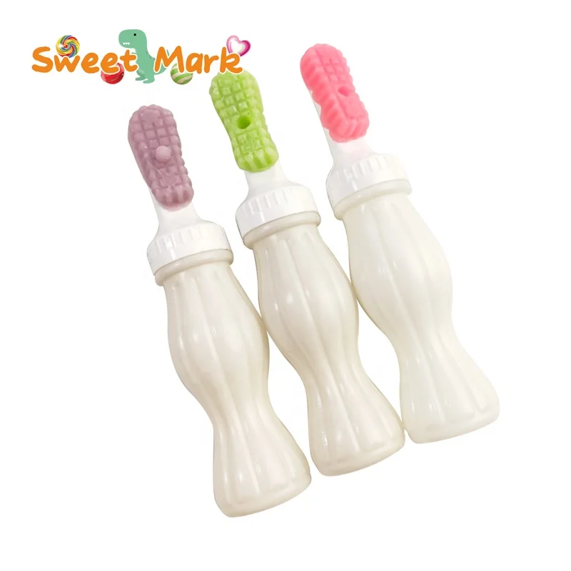 New toothbrush lollipops sour powder fruit flavor candy toys
