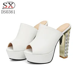 Spring and summer new sandals fish mouth waterproof platform super high heel womens shoes wholesale custom single shoes