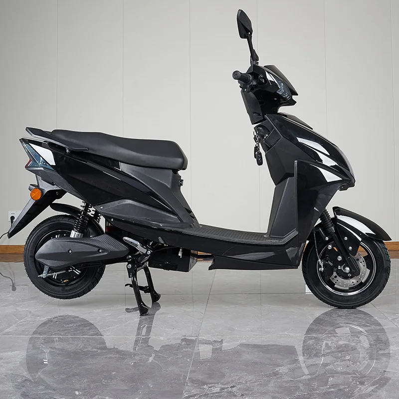 India CKD 10inch new design electric moped 600W/800W 40-50km/h speed 45-65km range factory customized adult electric motorcycle
