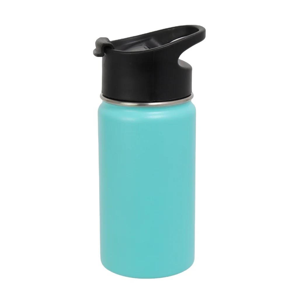 400ml 18 8  stainless steel custom logo sport bottle insulated vacuum water bottle flask with pp lid