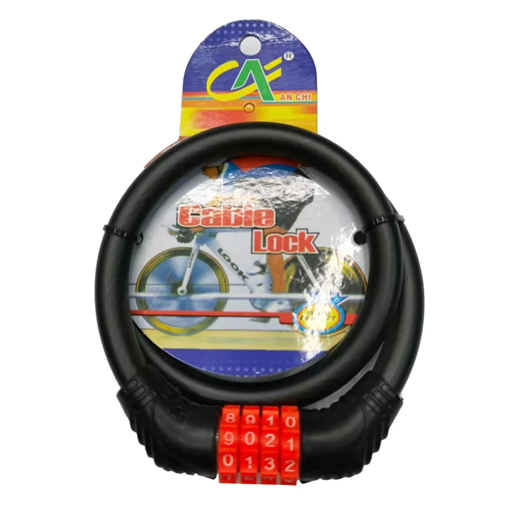 Китай, фабрика, оптовая продажа, портативный замок цепи, уличный замок безопасности, цветной велосипедный замок