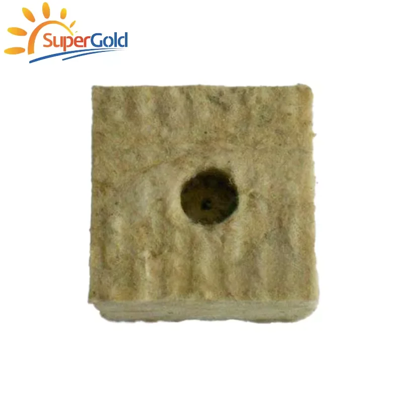 SuperGold Hydroponic Rock Wool cultivation mineral wool rock wool cube for plant