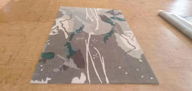 Wholesale Hot Selling Area Carpet Customization 3D Printing Living Room Decoration Carpets and Rugs Customized Modern Reversible