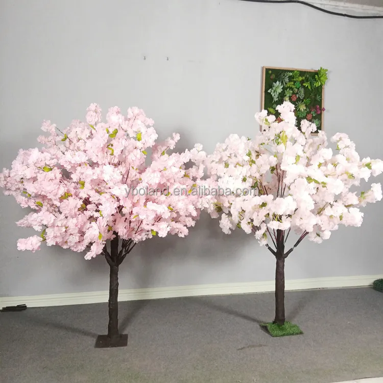 Wedding Decor Table Centerpiece Hanging Faux Silk Flower Tree Artificial Weeping Cherry Blossom Trees with Fake Sakura Flowers
