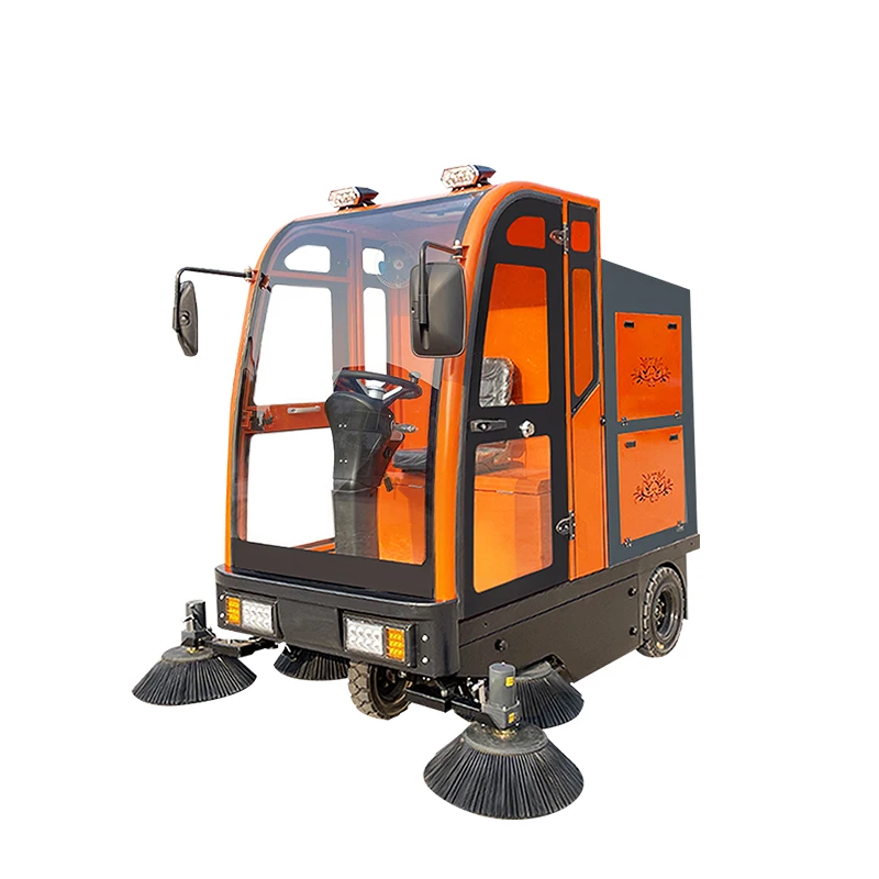 Efficient Industrial Floor Sweeper: 2100mm Cleaning Width, 18500m2/h Cleaning Capacity, Ideal for Large Spaces